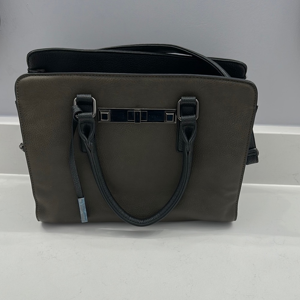 Mix No. 6 Black and Gray Shoulder Bag